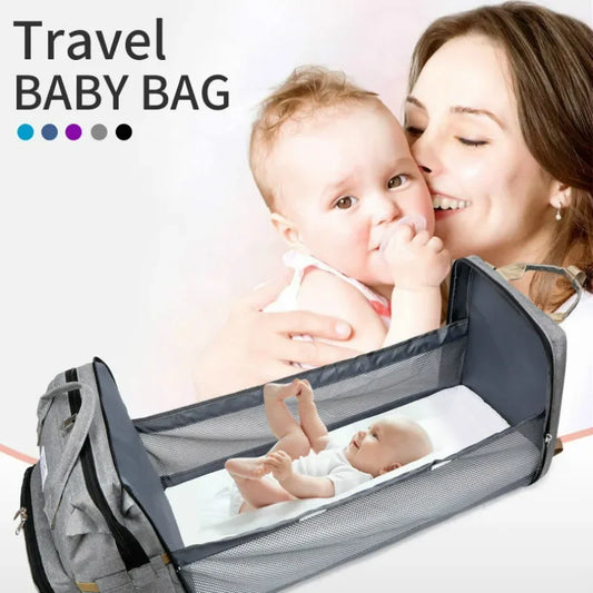 Lightweight Travel Diaper Bag With Waterproof Changing Mat